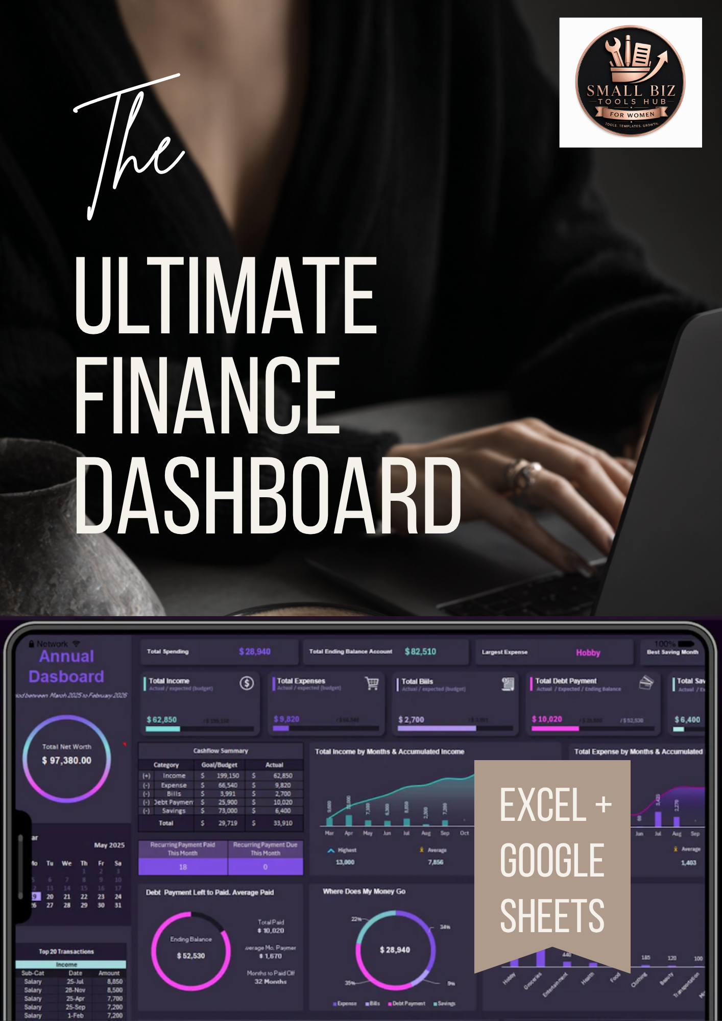 Finance Dashboard cover